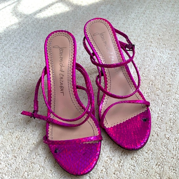 JEAN-MICHEL CAZABAT Fuchsia Heels - Picture 2 of 10